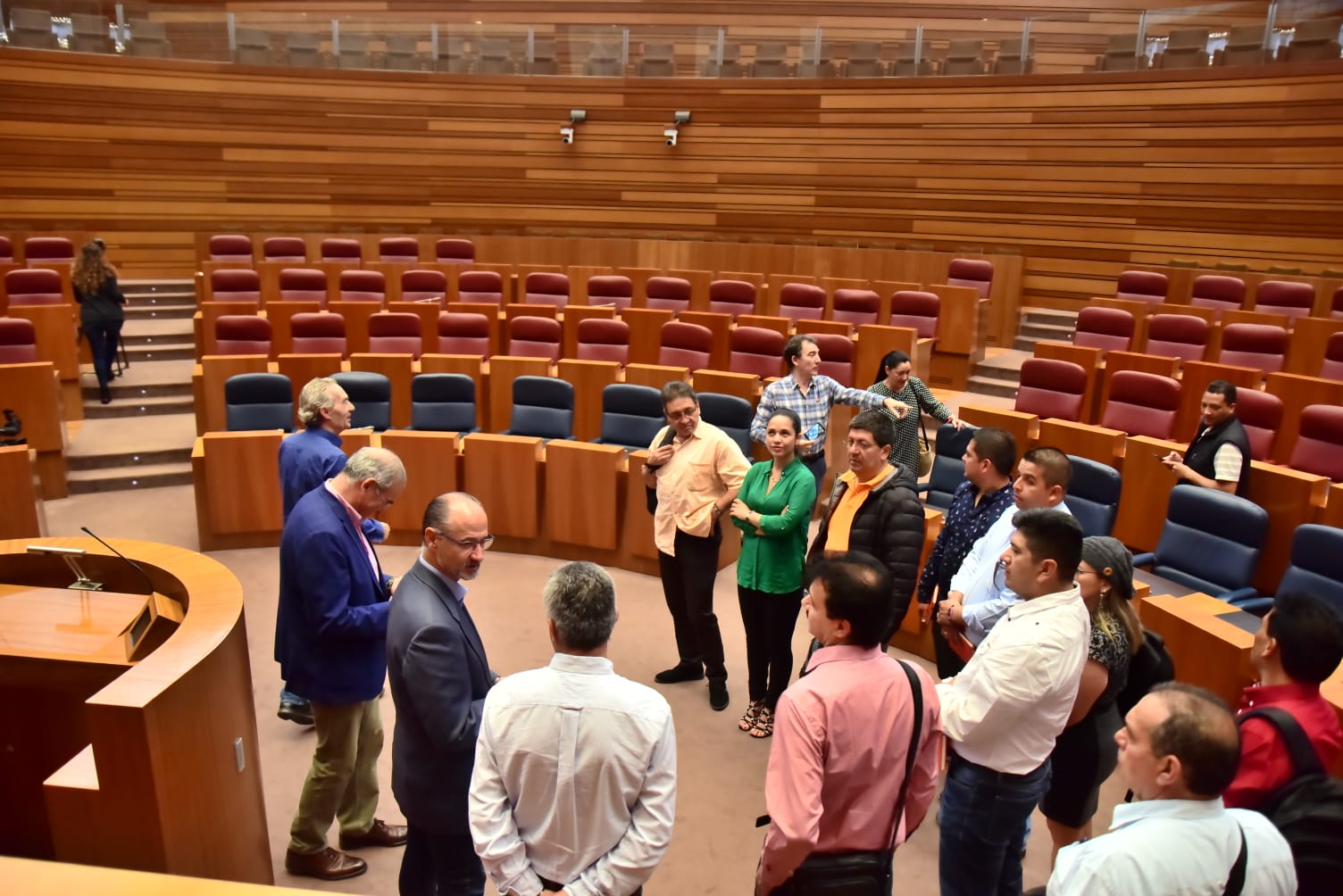 Recepción a los miembros de la Central Unitaria de Trabajadores de Colombia